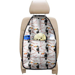 Toco Toucan Pattern Print Car Seat Organizers