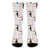 Toco Toucan Pattern Print Crew Socks