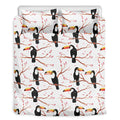 Toco Toucan Pattern Print Duvet Cover Bedding Set