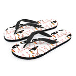 Toco Toucan Pattern Print Flip Flops