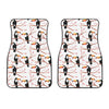 Toco Toucan Pattern Print Front Car Floor Mats