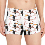 Toco Toucan Pattern Print Men's Boxer Briefs