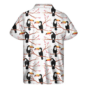 Toco Toucan Pattern Print Men's Short Sleeve Shirt