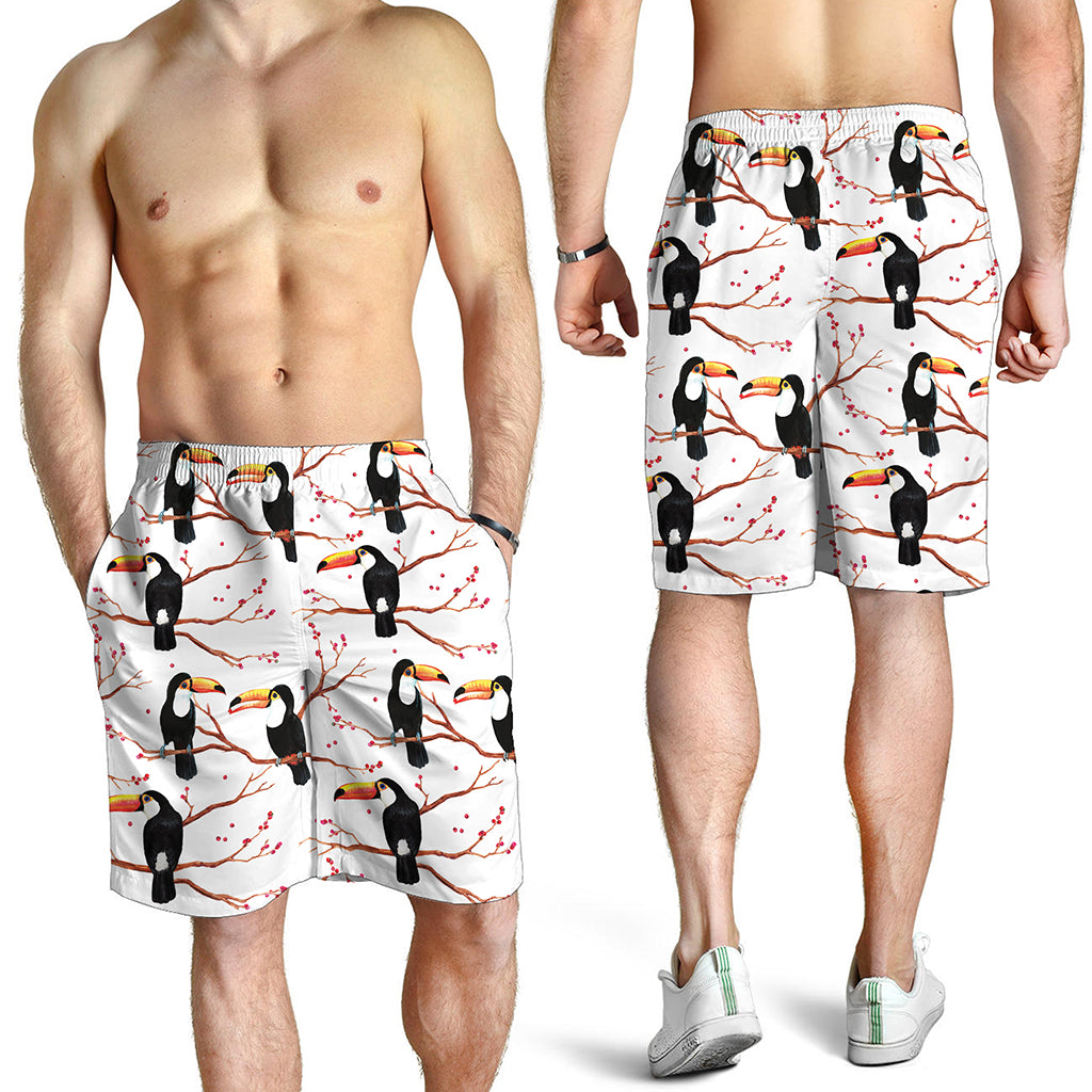 Toco Toucan Pattern Print Men's Shorts