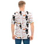 Toco Toucan Pattern Print Men's T-Shirt