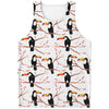 Toco Toucan Pattern Print Men's Tank Top