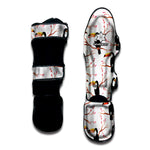 Toco Toucan Pattern Print Muay Thai Shin Guard