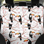 Toco Toucan Pattern Print Pet Car Back Seat Cover