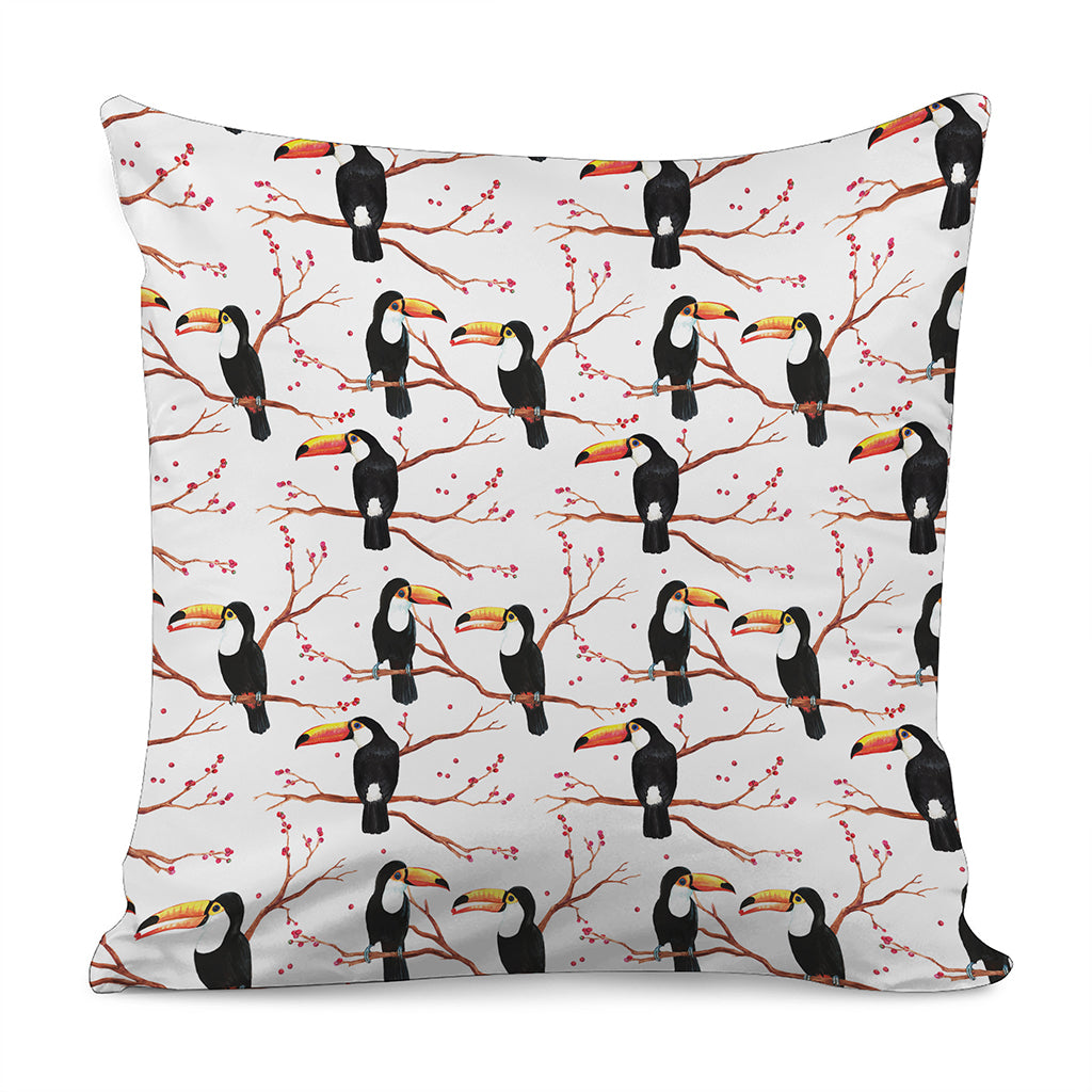 Toco Toucan Pattern Print Pillow Cover