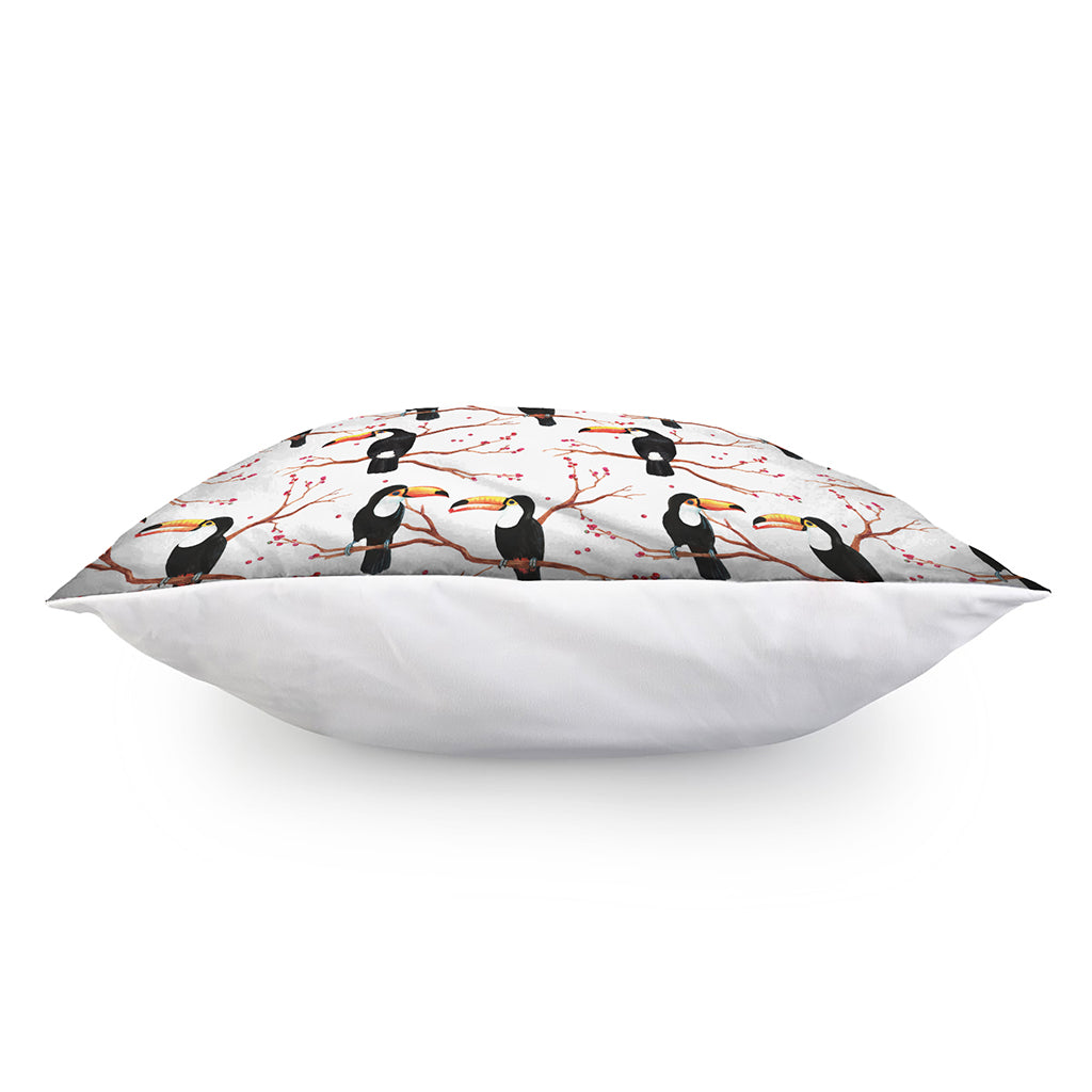 Toco Toucan Pattern Print Pillow Cover