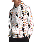 Toco Toucan Pattern Print Pullover Hoodie