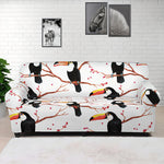 Toco Toucan Pattern Print Sofa Cover