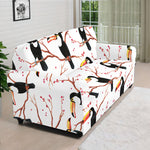 Toco Toucan Pattern Print Sofa Cover