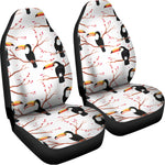 Toco Toucan Pattern Print Universal Fit Car Seat Covers