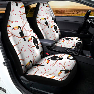 Toco Toucan Pattern Print Universal Fit Car Seat Covers