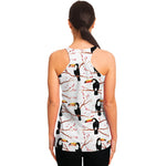 Toco Toucan Pattern Print Women's Racerback Tank Top