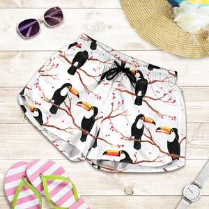 Toco Toucan Pattern Print Women's Shorts