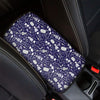 Tomb And Skeleton Pattern Print Car Center Console Cover