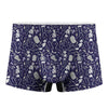 Tomb And Skeleton Pattern Print Men's Boxer Briefs