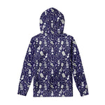 Tomb And Skeleton Pattern Print Pullover Hoodie