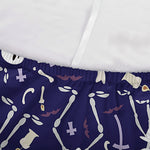 Tomb And Skeleton Pattern Print Sofa Cover