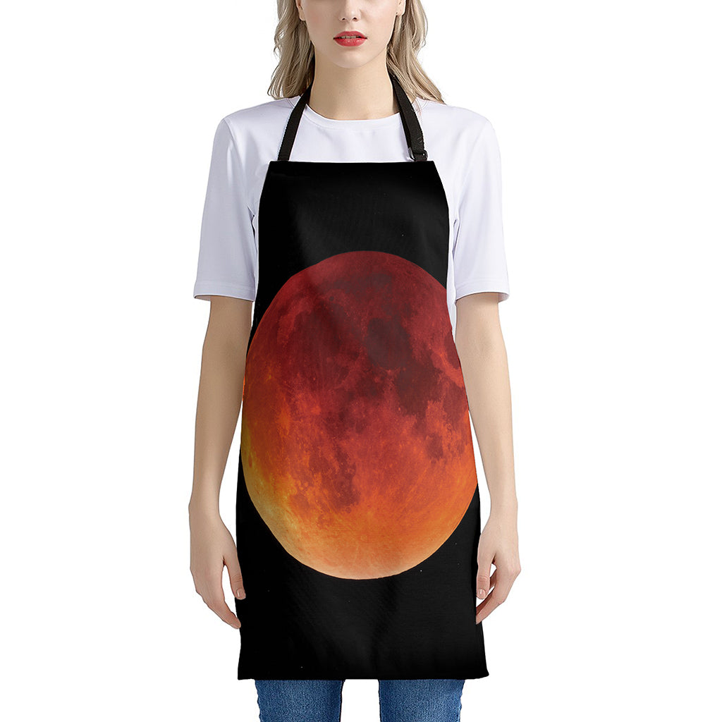 Total Lunar Eclipse Print Apron