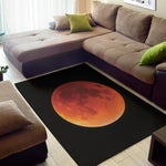 Total Lunar Eclipse Print Area Rug