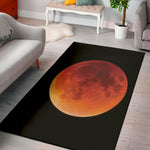 Total Lunar Eclipse Print Area Rug