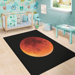 Total Lunar Eclipse Print Area Rug