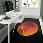 Total Lunar Eclipse Print Area Rug