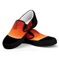 Total Lunar Eclipse Print Black Slip On Sneakers