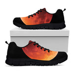Total Lunar Eclipse Print Black Sneakers