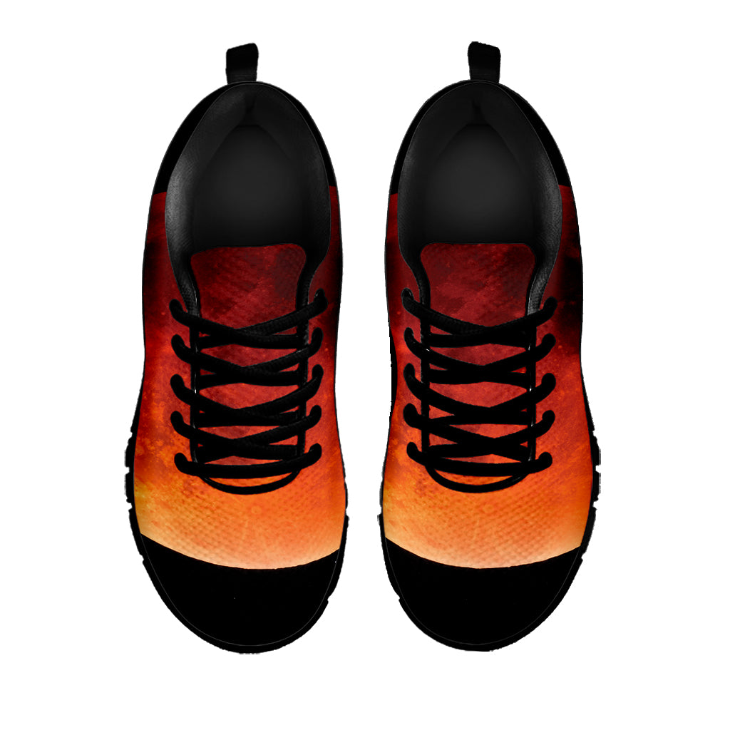 Total Lunar Eclipse Print Black Sneakers