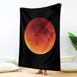 Total Lunar Eclipse Print Blanket
