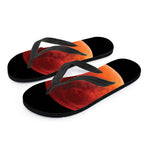 Total Lunar Eclipse Print Flip Flops