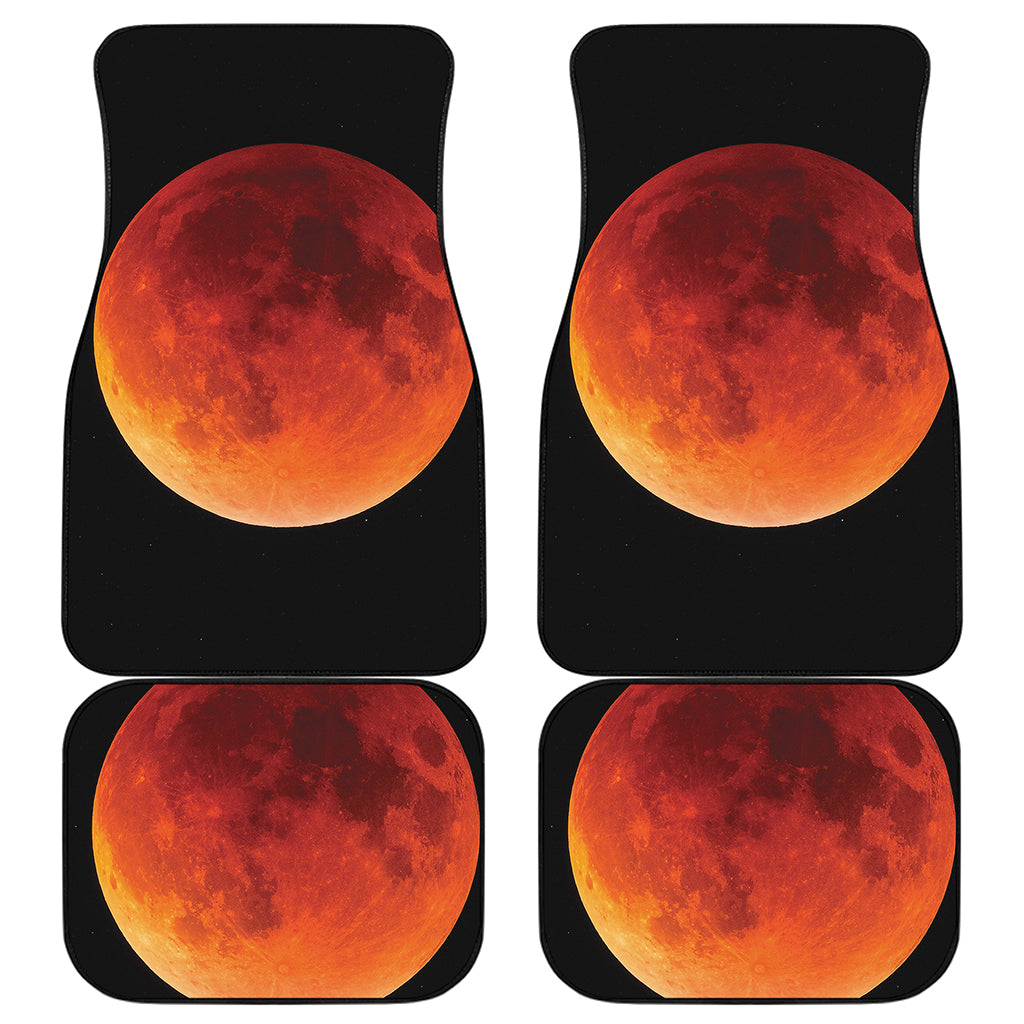 Total Lunar Eclipse Print Front and Back Car Floor Mats