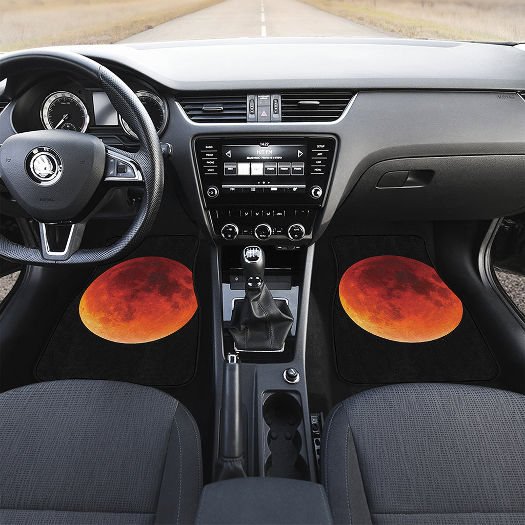 Total Lunar Eclipse Print Front and Back Car Floor Mats