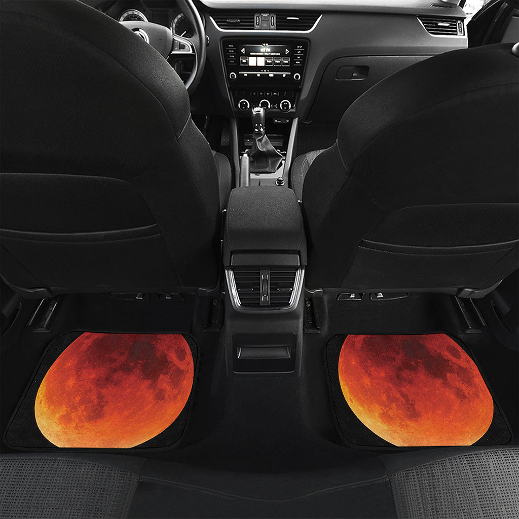 Total Lunar Eclipse Print Front and Back Car Floor Mats