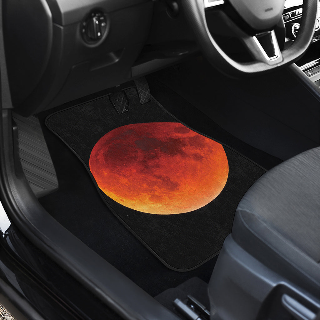 Total Lunar Eclipse Print Front and Back Car Floor Mats