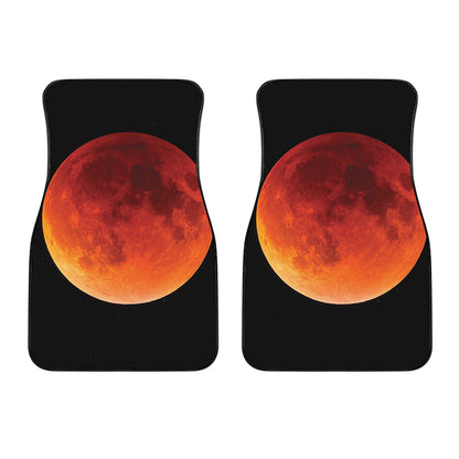 Total Lunar Eclipse Print Front Car Floor Mats