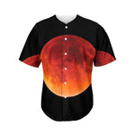 Total Lunar Eclipse Print Men's Baseball Jersey