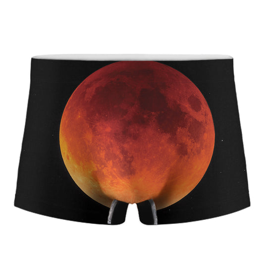 Total Lunar Eclipse Print Men's Boxer Briefs