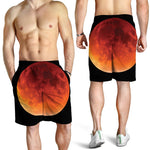 Total Lunar Eclipse Print Men's Shorts