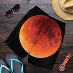 Total Lunar Eclipse Print Men's Shorts