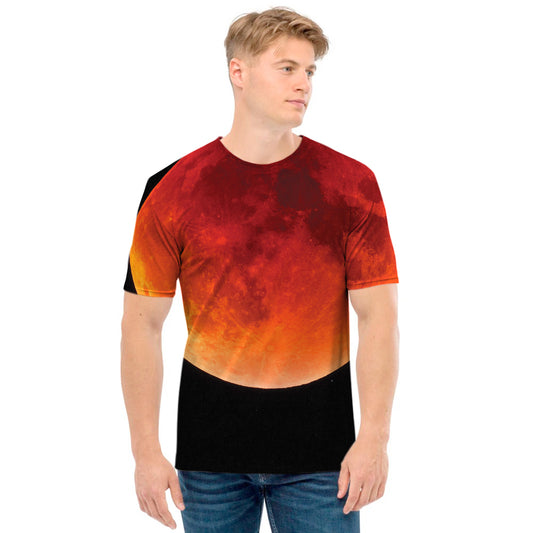 Total Lunar Eclipse Print Men's T-Shirt