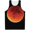 Total Lunar Eclipse Print Men's Tank Top