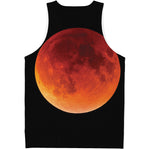 Total Lunar Eclipse Print Men's Tank Top