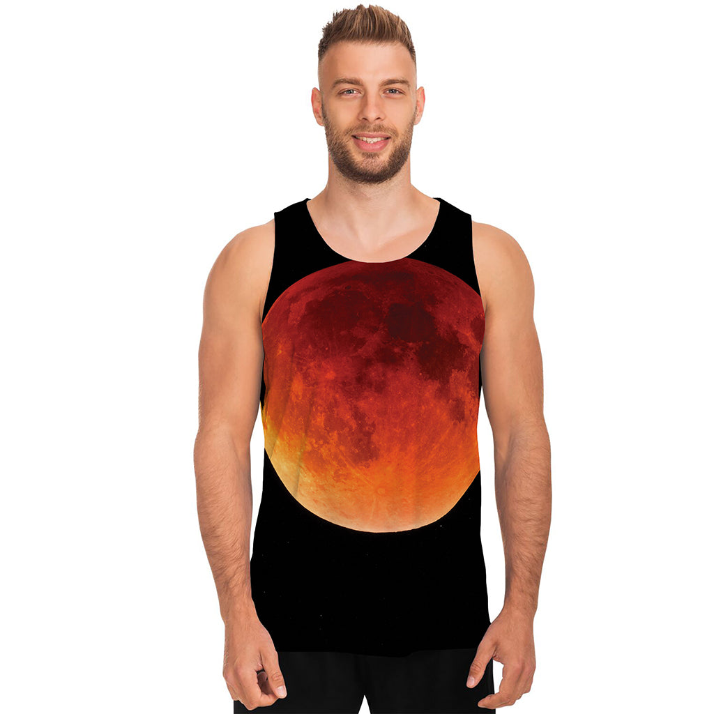 Total Lunar Eclipse Print Men's Tank Top