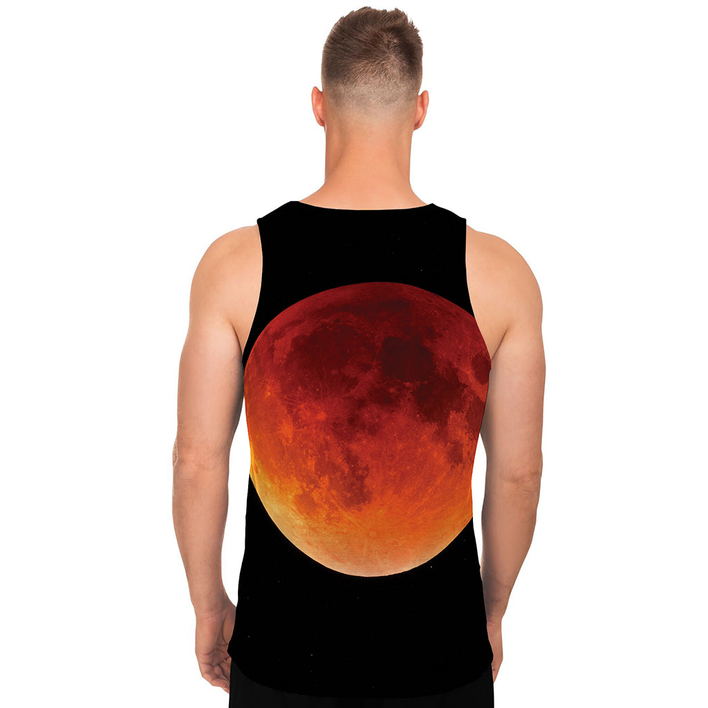 Total Lunar Eclipse Print Men's Tank Top