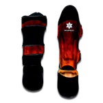 Total Lunar Eclipse Print Muay Thai Shin Guard